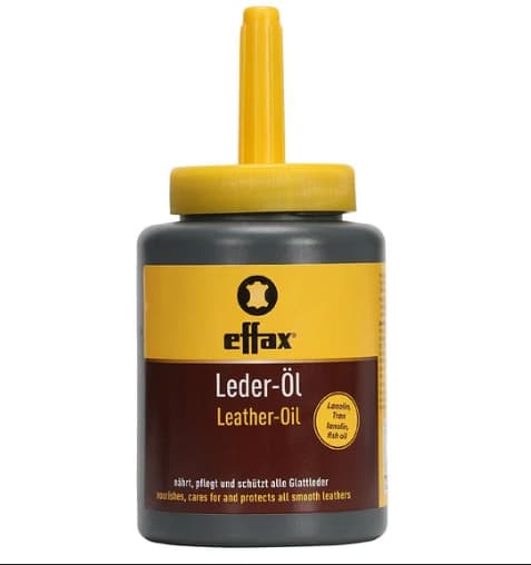 Leather oil w. brush