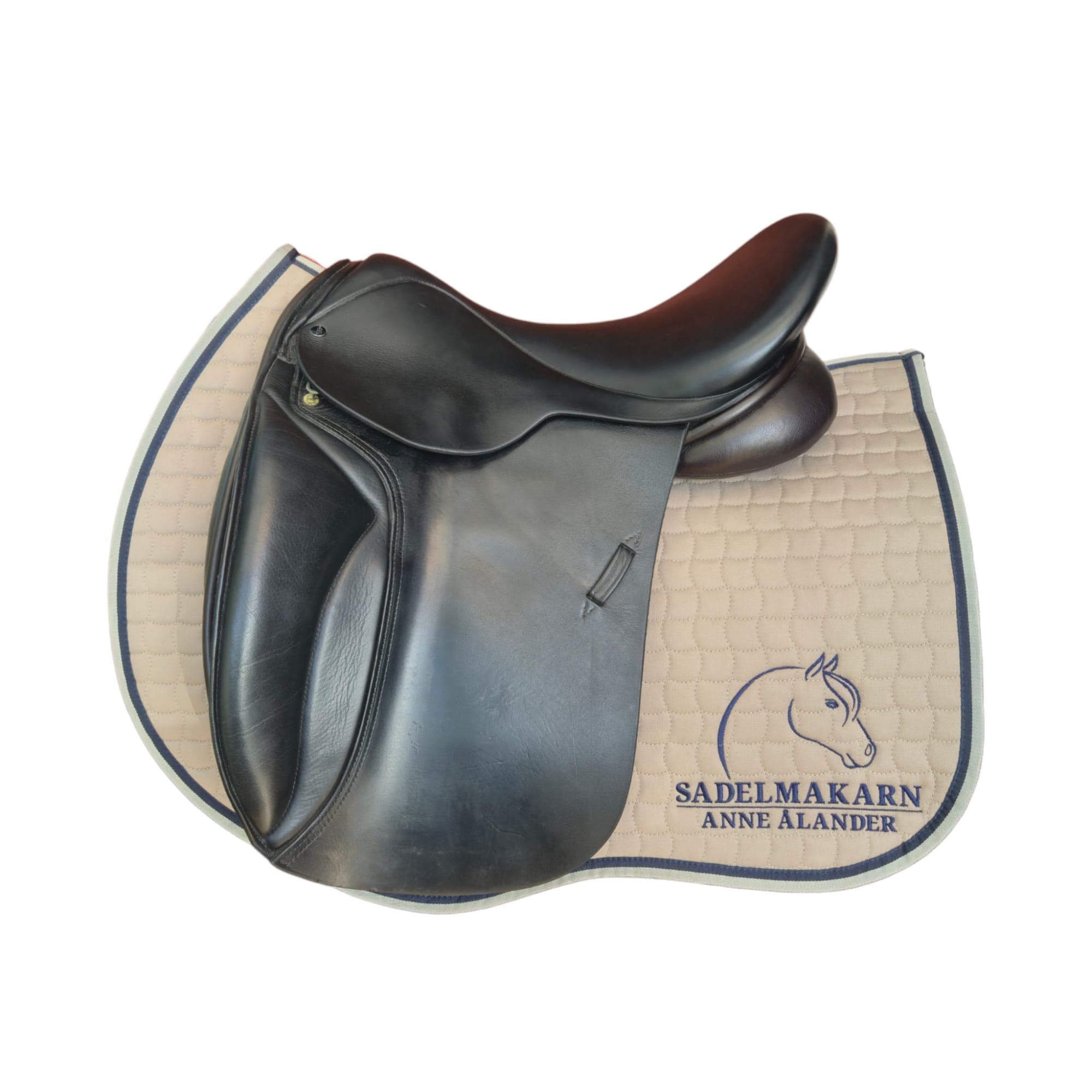 Jeremy Rudge dressage saddle 17"
